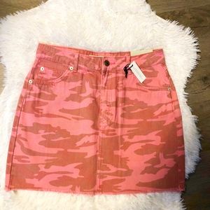 Pink Camo Skirt